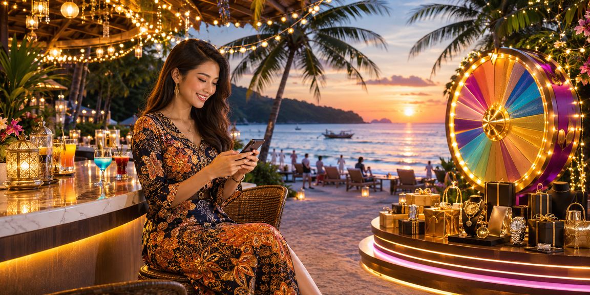 Cabutan lucky draw loteri bergaya batik di Langkawi peluang888